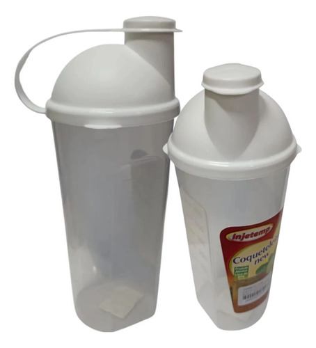 Garrafa Coqueteleira Para Bebidas 600ml Branco