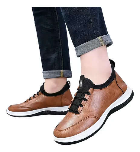 Zapatillas deportivas de piel hombre clearance