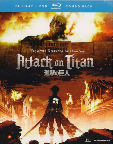 Attack On Titan Parte 1 Uno Serie Tv En Blu-ray + Dvd