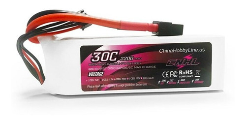 Bateria Lipo 3s 11.1v 2200mah 30c Cnhl - White Serie.