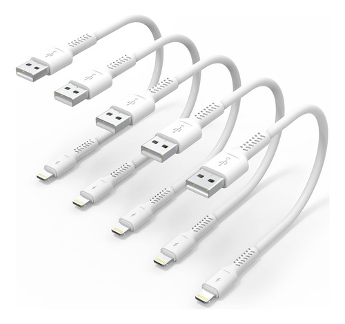 6 Pulgadas iPhone Cable De Carga Corto, 0.5ft 5pack Usb A Ca