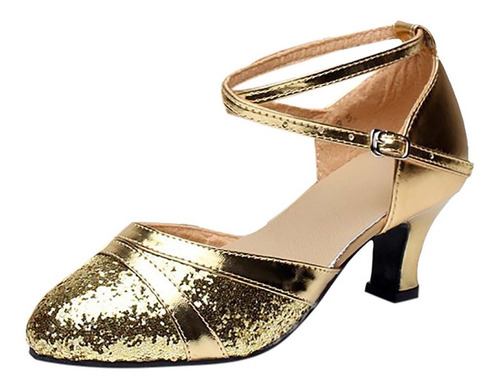 4i Zapatos De Baile Mujer Ballroom Tango Latin Salsa Seq 241