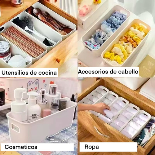 20pz Caja Multiuso Almacenamiento Cesta Canasta Rectangulo