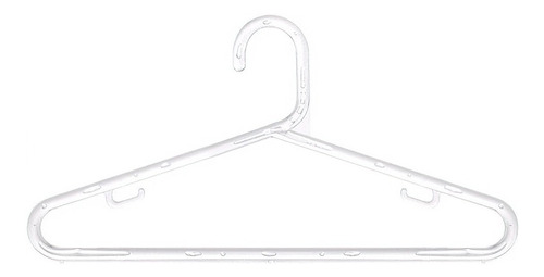 Kit 10 Cabides Transparente Para Roupa - Cabide Para Closet