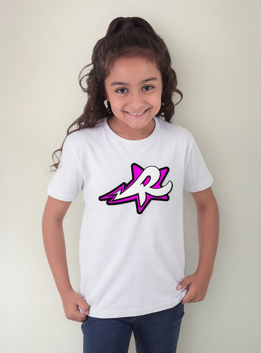 Camiseta Youtuber Emilly Vick Para Meninas Crianças Algodão