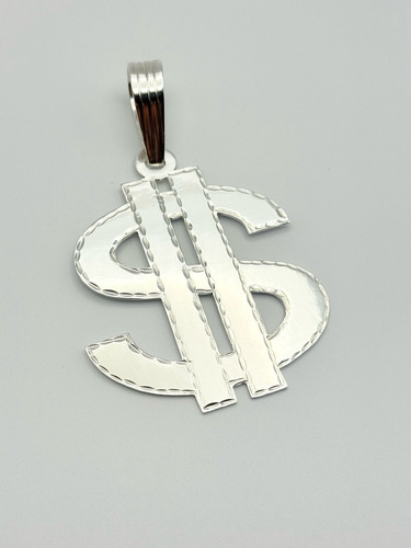 Pingente $ (cifrão) Prata Original! Qualquer Letra! Prata