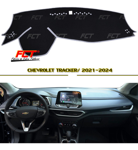Cubre Tablero Premium/ Chevrolet Tracker Ls/ 2021 2022 2023