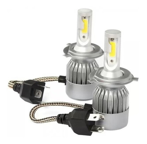 Led Alta Y Baja H4 3800lm 6000k Vw Jetta A2 Año 1987 A 1992