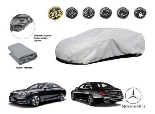 Lona Cubreauto Afelpada Mercedes Benz S450 3.0l T 2019