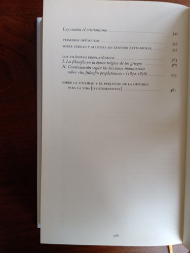 Imagen 8 de 10 de Nietzsche Varias Obras 3 Tomos - Gredos