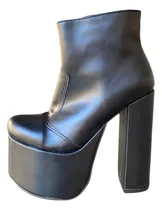 Comprar Botas Botinetas Taco Alto 15cm Eco Cuero