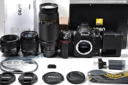 Imagen 1 de 1 de Nikon D780 Single Focus Standard & Triple Lens Set With 16gb