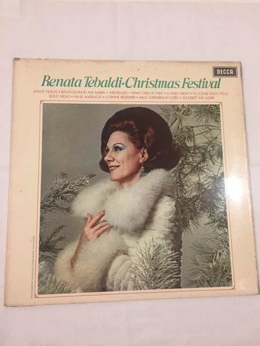 Renata Tebaldi Christmas Festival Decca Disco Vinilo Lp