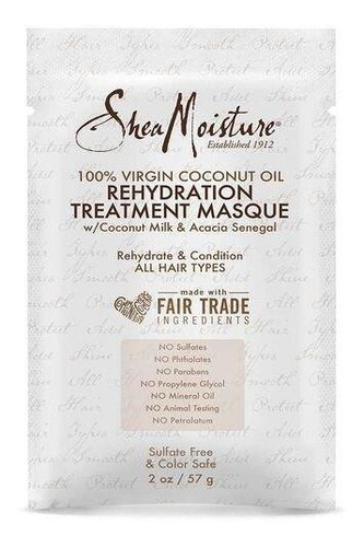  Tratamiento Shea Moisture Aceite De Coco Virgen Rulos Rizos