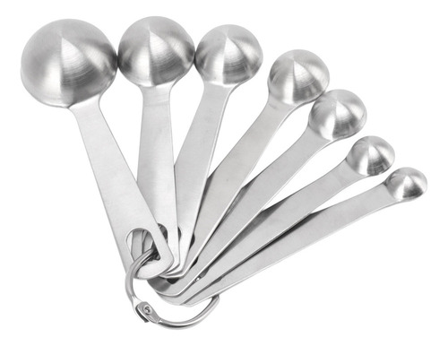 Rl1 Juego De 7 Cucharas Medidoras De Acero Inoxidable Para