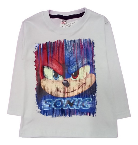 Remera Sonic The Hedgehog 2 Videojuego Niño Nene Infantil