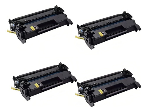 4x Toner Cf258x 258x Compatível Sem Chip M428fdw M404dw Tinta Preto
