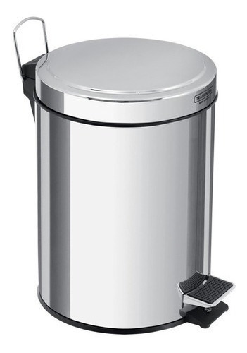 Tacho Basura Tramontina Acero Inoxidable 3 Litros Inox Cesto