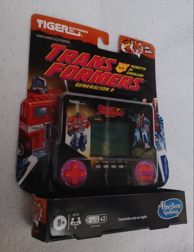 Transformers Juego Video Lcd Portátil Retro Tiger Electronic