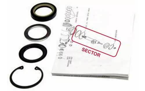 Imagen 3 de 4 de Kit Rep Sector Bajo Tapa Redonda Chevrolet Malibu Nova Monza