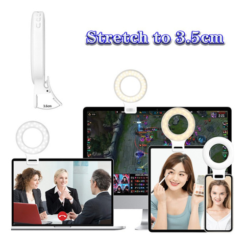 Light Ring For Selfies, Circular Led Light For Phone C
