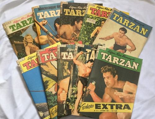 Lote Tarzan - 2º Série - 1 A 10 Em Fac-símile - Frete Grátis