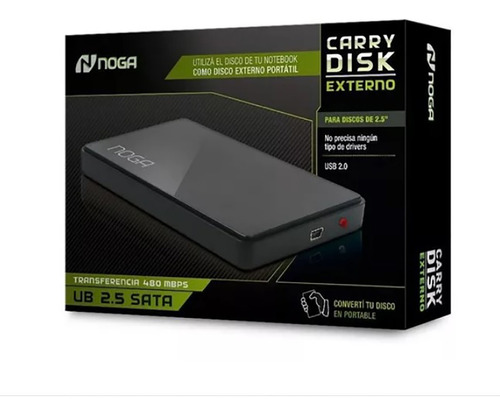 Case Disk Carry 2,5 Usb Disco Rigido Externo Sata Notebook