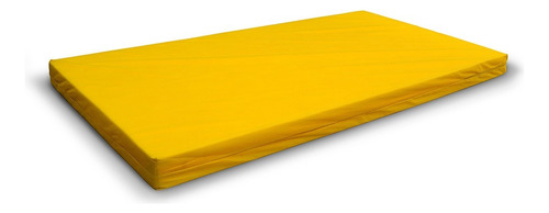 Colchon De Espuma Maxeco Color Amarillo