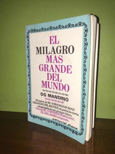 Libro, El Milagro Más Grande Del Mundo De Og Mandino.