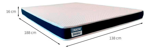 Colchão Casal Guldi Duplo Plus D28 (16x138x188) Branco E ...