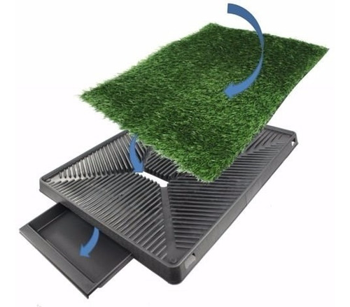 Baño Ecológico Portátil Grande Pet Potty Con Bandeja + Regal