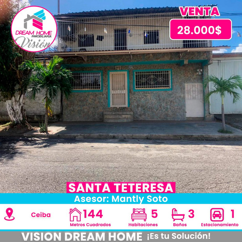 Venta De Casa En La Ceibael Centro De Santa Teresa Del Tuy