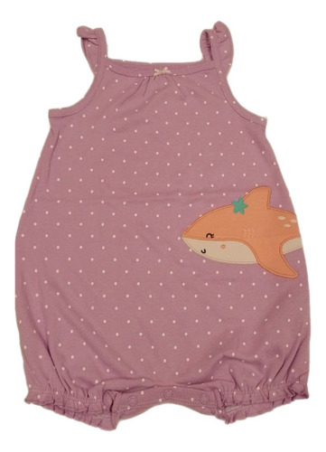 Macacão Romper Menina Lilás Infantil Carter´s - Produto Novo