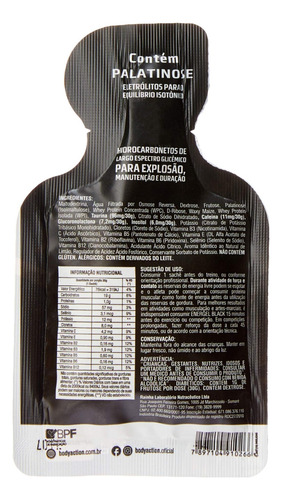 Energel Black (30g) Body Action - Sabor: Limonada Limonada Suíça