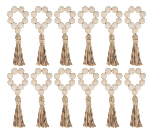 Servilleteros Con Cuentas De Madera Servilleteros Elásticos