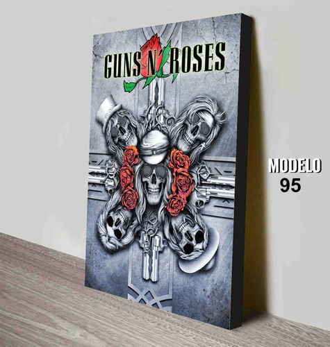 Cuadro De Guns N Roses Calaveras 