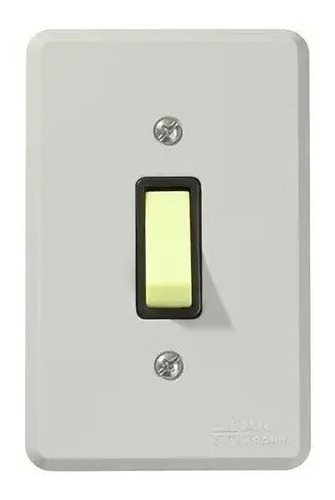 Imagem 1 de 2 de Kit 10pçs Interruptor 1tecla Paralelo C/placa Cz Mec-tronic