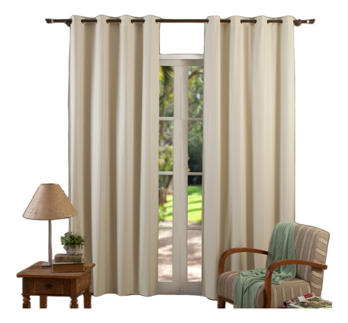 Cortina Corta Luz Blackout Blecaute Pvc 2,80 X 2,30 Porta