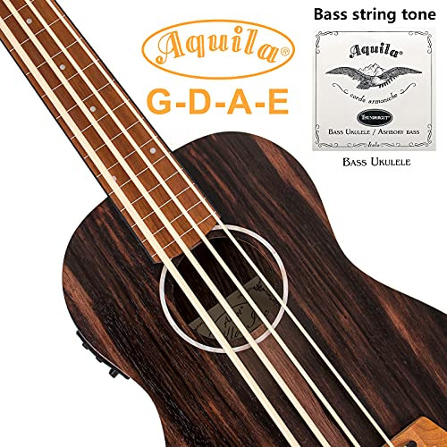 Bajo Eléctrico Ukulele, Barítono Sin Trastes Ukelele ...