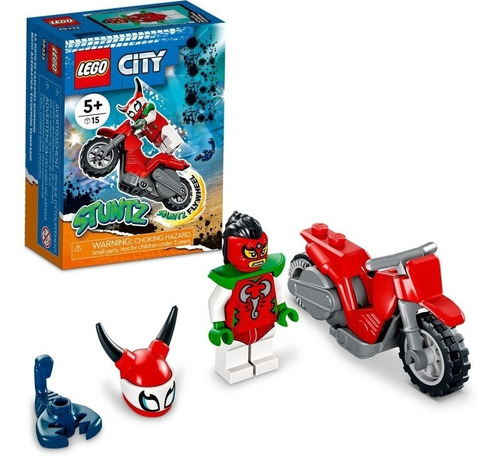 Kit Lego City Moto Acrobática Escorpión Temerario 60332 3+ Cantidad de piezas 15