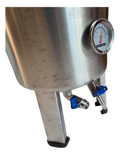 Fermentador Acero Cónico + Chiller Integrado 32 Litros