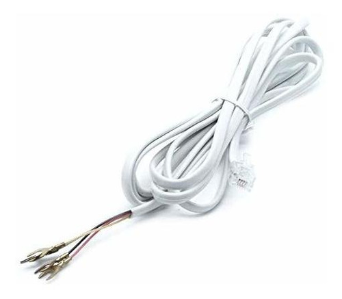 5 Conectores De Cable De Teléfono 6p4c Rj11 4 Palas Bl...