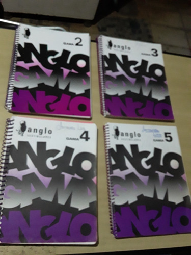 Anglo Vestibulares Gama - Volumes: 2,3,4,5 - 04 Volumes