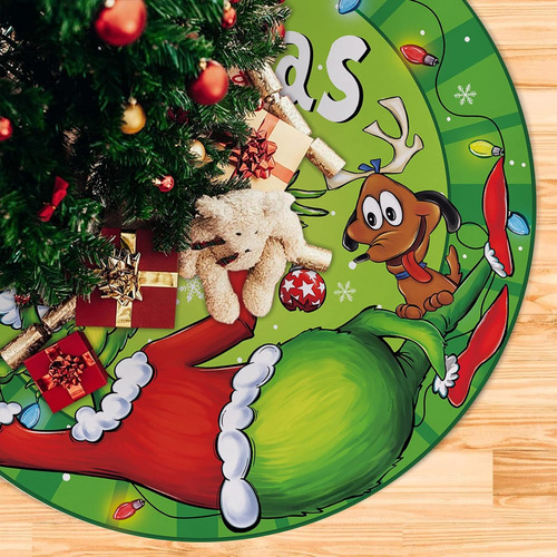 Falda De Árbol De Navidad Merry 48 Pulgadas Máximo Pe...