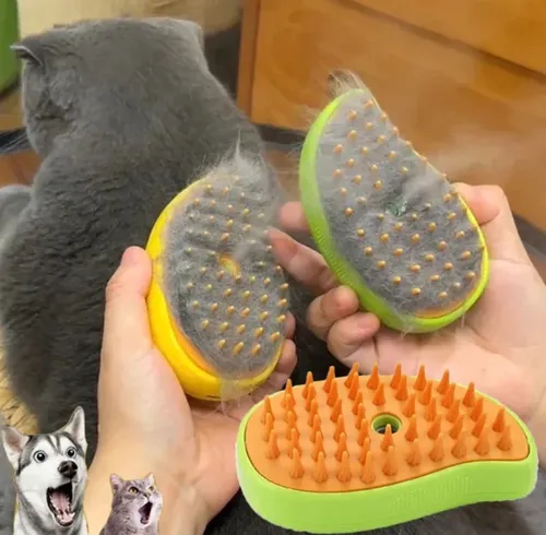 Quitapelos Vapor Mascotas Cepillo Pet Brush Original Viral ! | Envío gratis