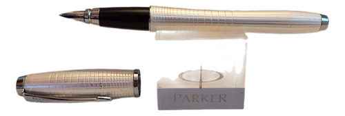Lapicera Pluma Parker Urban Pemium Blanco Perlado Plateado Azul (Usado)