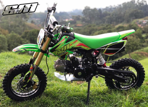 Imagen 3 de 20 de Moto Cross 110cc Nueva Srm A Gasolina Para Niños