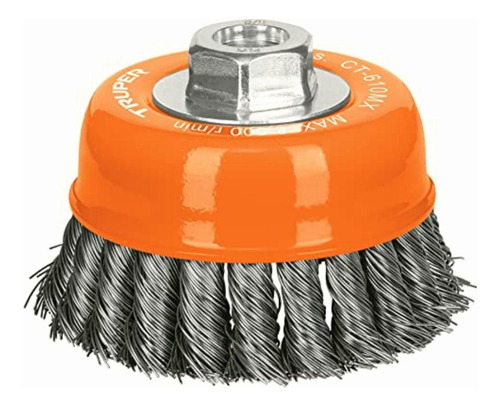 Truper Ct-610mx, Carda Para Esmeriladora Angular, De Copa,