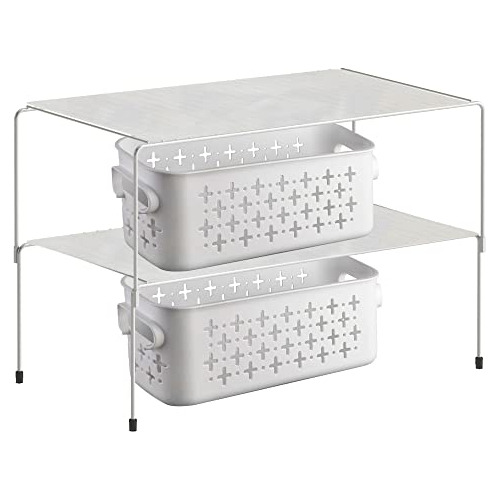 Set Of 2 Kitchen Cabinet Organizer And Storage Shelves ...