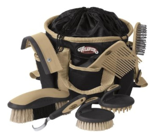 Weaver Leather Kit De Aseo Personal, Negro/beige,